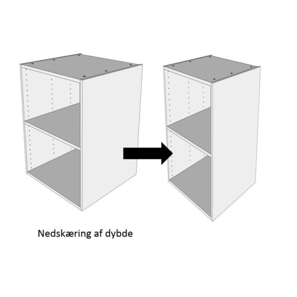 Nedskring korpus dybde