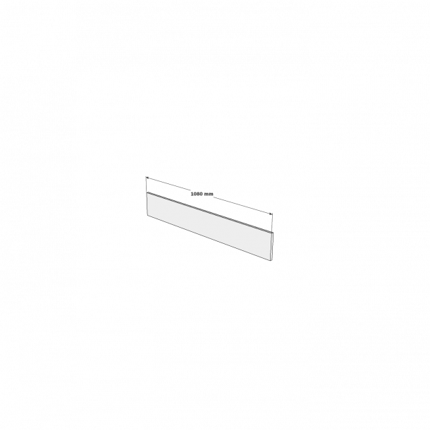 Endesokkel L: 1080 mm