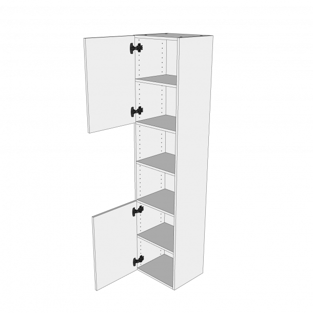 Bad Hjskab 40 cm med 5 hylder og 2 lger