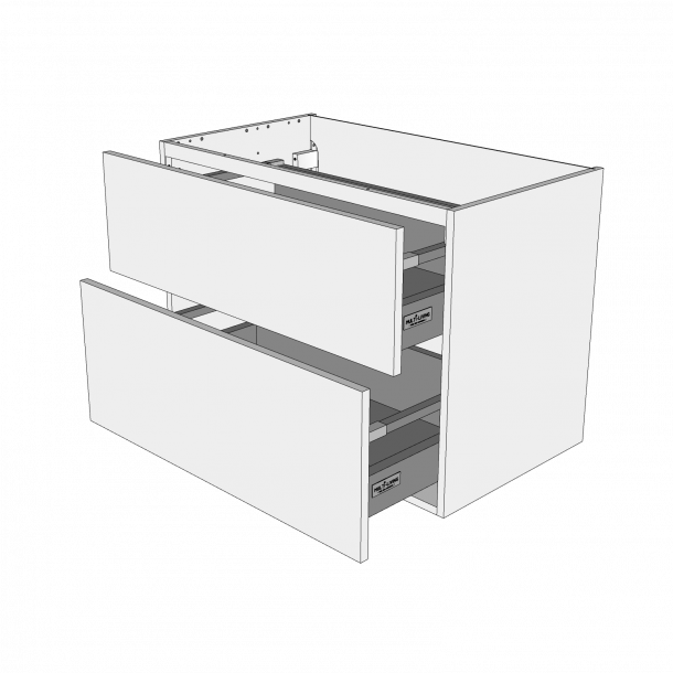 Bad hyldeskab 40 cm med hylde og lge 