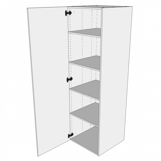 Hyldeskab 40 cm med 4 hylder og lge