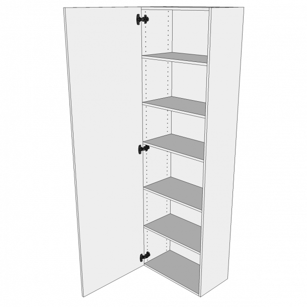 Hj overskab 60 cm med 3 hylder og lge