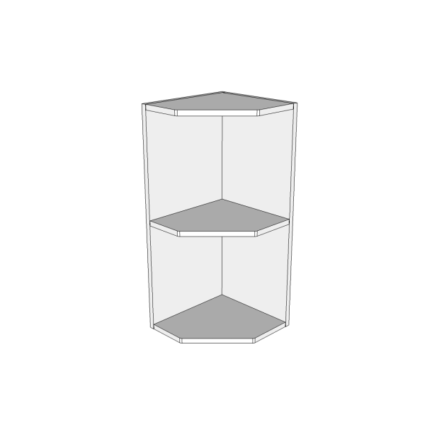 Afslutningsreol 30 cm