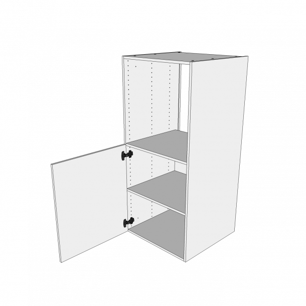 Semi Indbygningsskab til ovn 60 cm med 2 hylder og lge