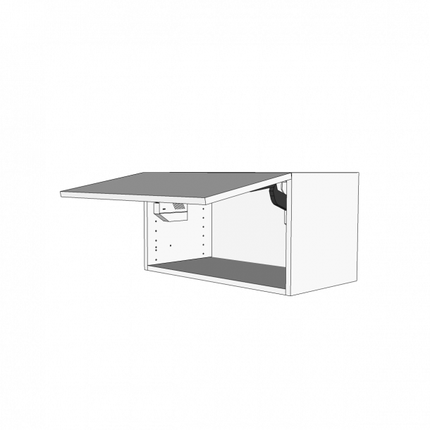 Skuffekassette 80 cm - fuldudtrk