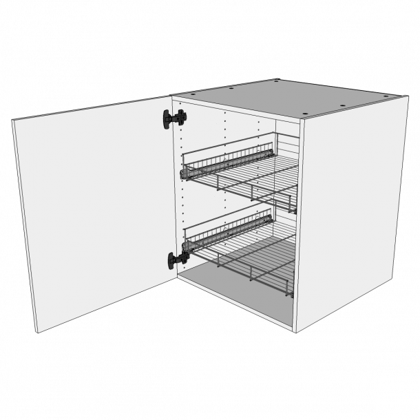 Grydeskab 40 cm med 2 udtrksriste og lge